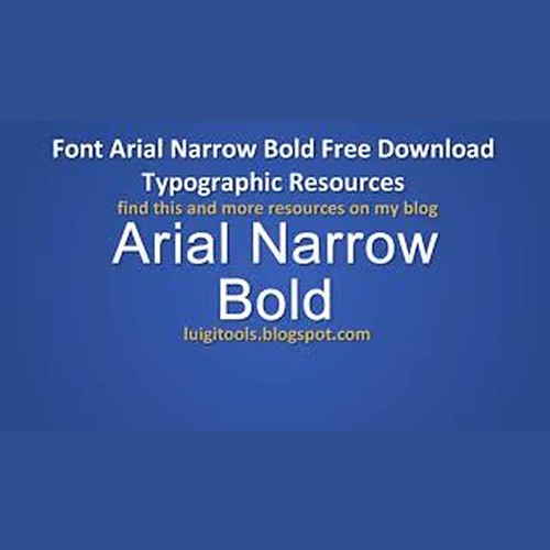 font arial narrow download
